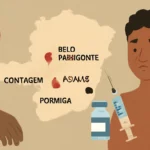 Imagem de capa representando Mpox Minas Gerais SES com destaque para Belo Horizonte, Contagem e Formiga, sintomas e vacinação
