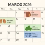 Imagem de capa horizontal 16:9 sobre hoje é dia março 2026, com calendário de feriados e datas importantes sobre igualdade, saúde, meio ambiente e cultura