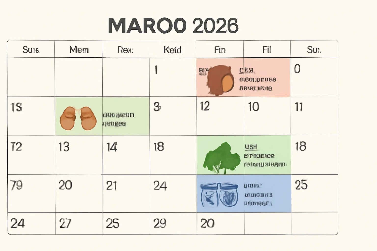 Imagem de capa horizontal 16:9 sobre hoje é dia março 2026, com calendário de feriados e datas importantes sobre igualdade, saúde, meio ambiente e cultura